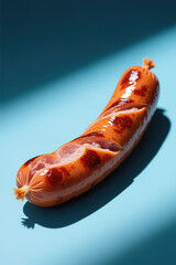 sausage icon simple design.created with the help of artificial intelligence.