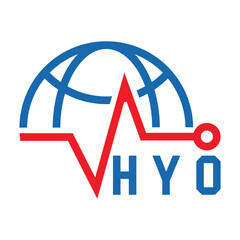 HYO letter design. HYO letter technology logo design. HYO Monogram logo design for an entrepreneur and business.