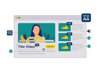 Accessible Video and Image