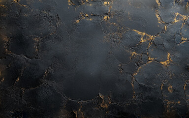Grunge texture effect. Distressed overlay rough textured on dark space. Realistic gray background. Graphic design element concrete wall style with golden effect. Vector