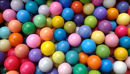 Colorful Round Candy Balls.