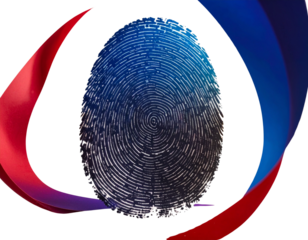 ntricate fingerprint design for identification purpose