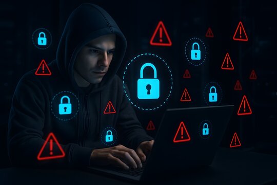 Hacker Attacking System: Cyber Security Threat with Warning Signs