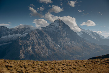 mountain landscape with snow