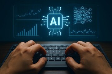 Human Interaction with AI Technology and Data Analysis