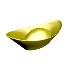 golden plate isolated on white transparency backgroundless image stock for design