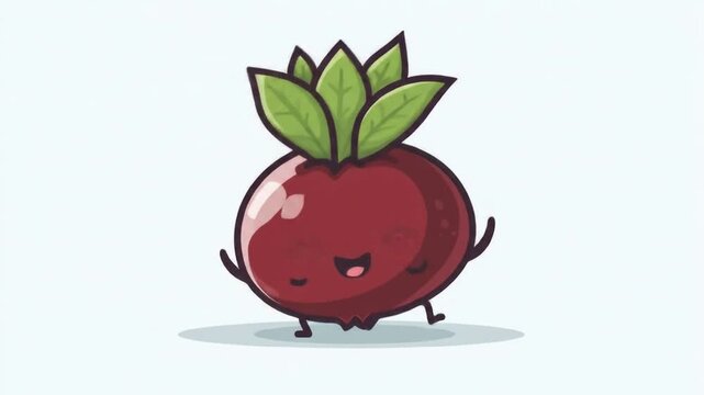 Cute cartoon beetroot