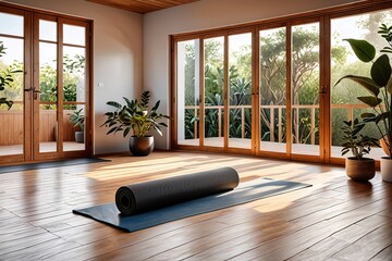 photo illustration of realistic 4k sport wellness relaxation