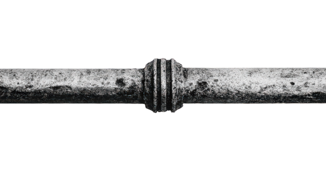 Industrial Metal Pipe Joint Detail