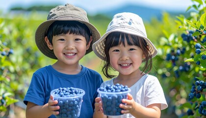 ブルーベリー狩り