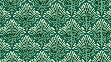 Flat Vector Leaf Background