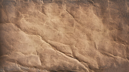 closeup of blank antique brown paper texture pattern background with stains isolated on white background