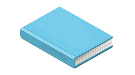 Light Blue Book Illustration