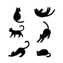 黒猫のセット