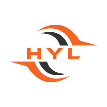 HYL letter design. HYL letter technology logo design. HYL Monogram logo design for an entrepreneur and business.
