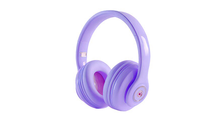 Lavender Purple Over Ear Headphones Transparent Background
