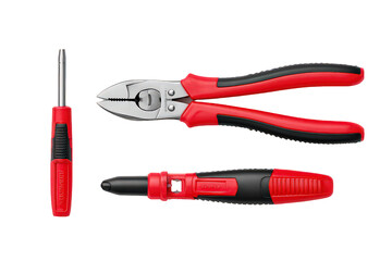 Red And Silver Tool Set