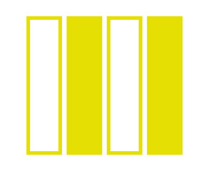 Rectangle Geometric Outline And Shape Collection Yellow Abstract Element Vector Graphic Design Illustration