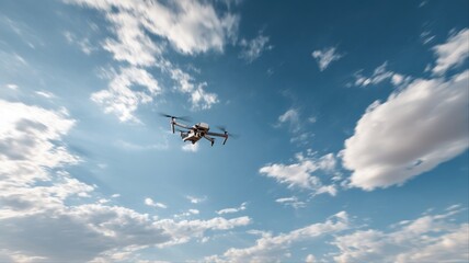 Unidentified drones flying in the sky, raising concerns of privacy and security surveillance
