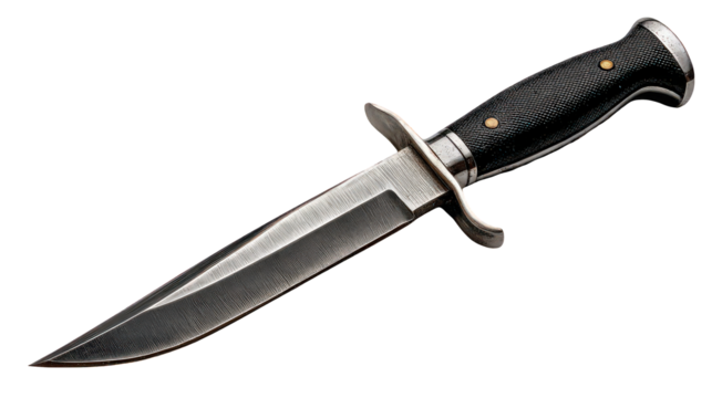 Vintage Knife With Intricate Blade Design