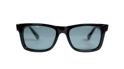 Fototapeta premium Black Square Frame Sunglasses on Transparent Background
