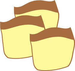 vector illustration of a bread