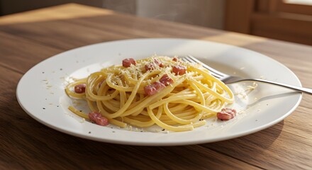 spaghetti with crumbs