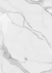 Fototapeta premium Elegant White Carrara Calacatta Marble Texture with Golden Veins. Luxurious Glossy Marble Background for Interior, Floor, and Wall Design. Modern White and Gold Marble Vector Pattern.