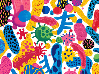 Clinical Microbiology Art Wallpaper
