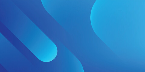 Abstract blue background with diagonal lines. Dynamic shapes composition.