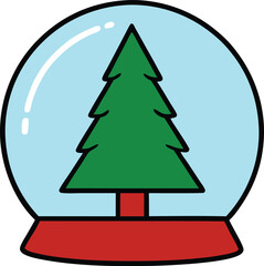 Fototapeta premium christmas tree vector