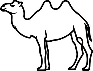 Camel Outline Icon