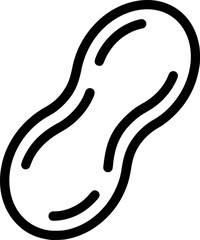 Obraz premium Peanut Outline Icon