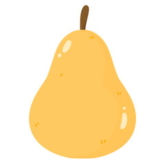 Pear illustration , autumn decoration 
