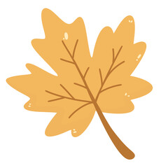 Yellow Maple Leaf