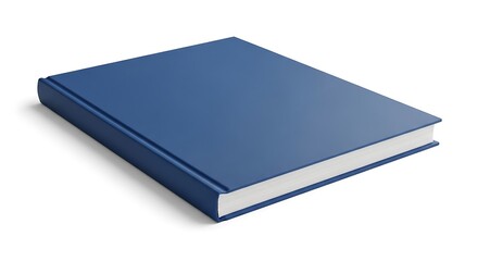Blue Hardcover Book.
