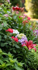Vibrant Flower Garden Display.