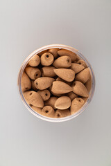 Traditional natural aroma incense cones 