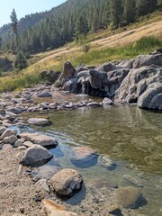 river in the mountains