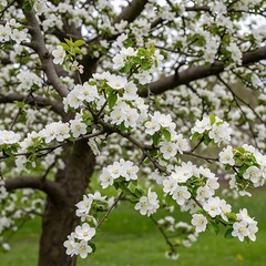 Blooming Apple Tree in Spring.