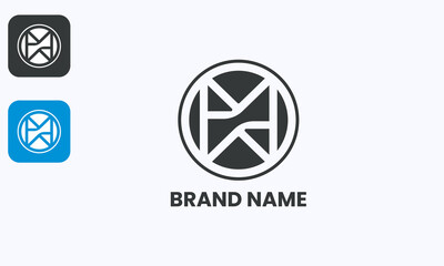 Abstract EA ambigram vector logo, simple elegant monogram template icon for digital design, printing, and corporate identity