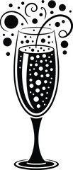 wine glass ,Glass,drink glass champagne icon,Black alcohol glass