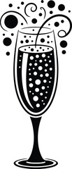 wine glass ,Glass,drink glass champagne icon,Black alcohol glass