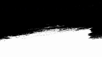 Ink brush transition with black paint stroke and liquid texture for artistic video editing - Powered by Adobe