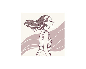  beauty vector,  women vector Free SVG Download