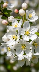 Obraz premium Beautiful Spring Apple Blossoms.