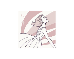  beauty vector,  women vector Free SVG Download