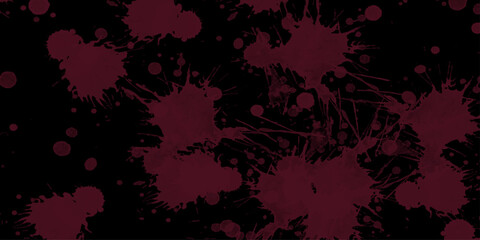 Obraz premium Abstract bloody grunge overlays fog isolated on black background. Scary Red and black horror red grunge texture and old wall texture effect powder color explosion background. Dark red slate backgr7002