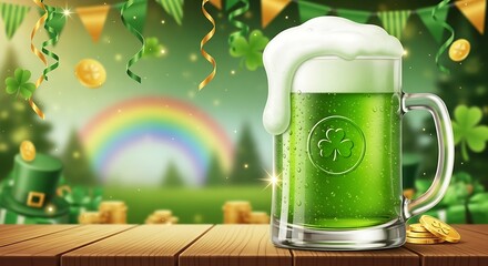 St. Patricks Day Beer Mug.