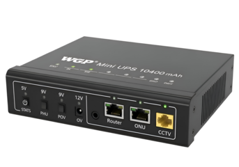 Modern network switch or router device with multiple ports ready for connection and data transfer isolated on transparent background